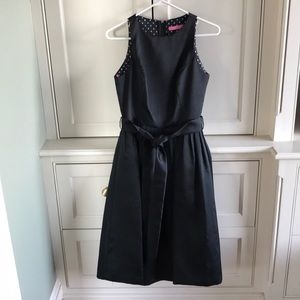Never worn Isaac Mizrahi black polyester dress
